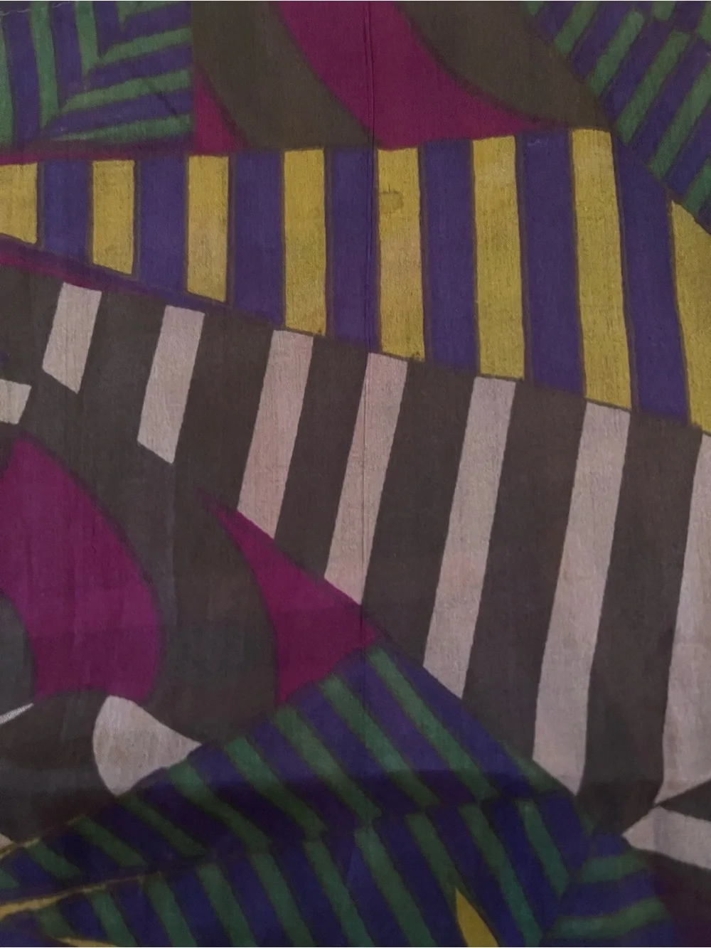 Vintage Find! 80’s-90’s Geometric Print Silk Scarf